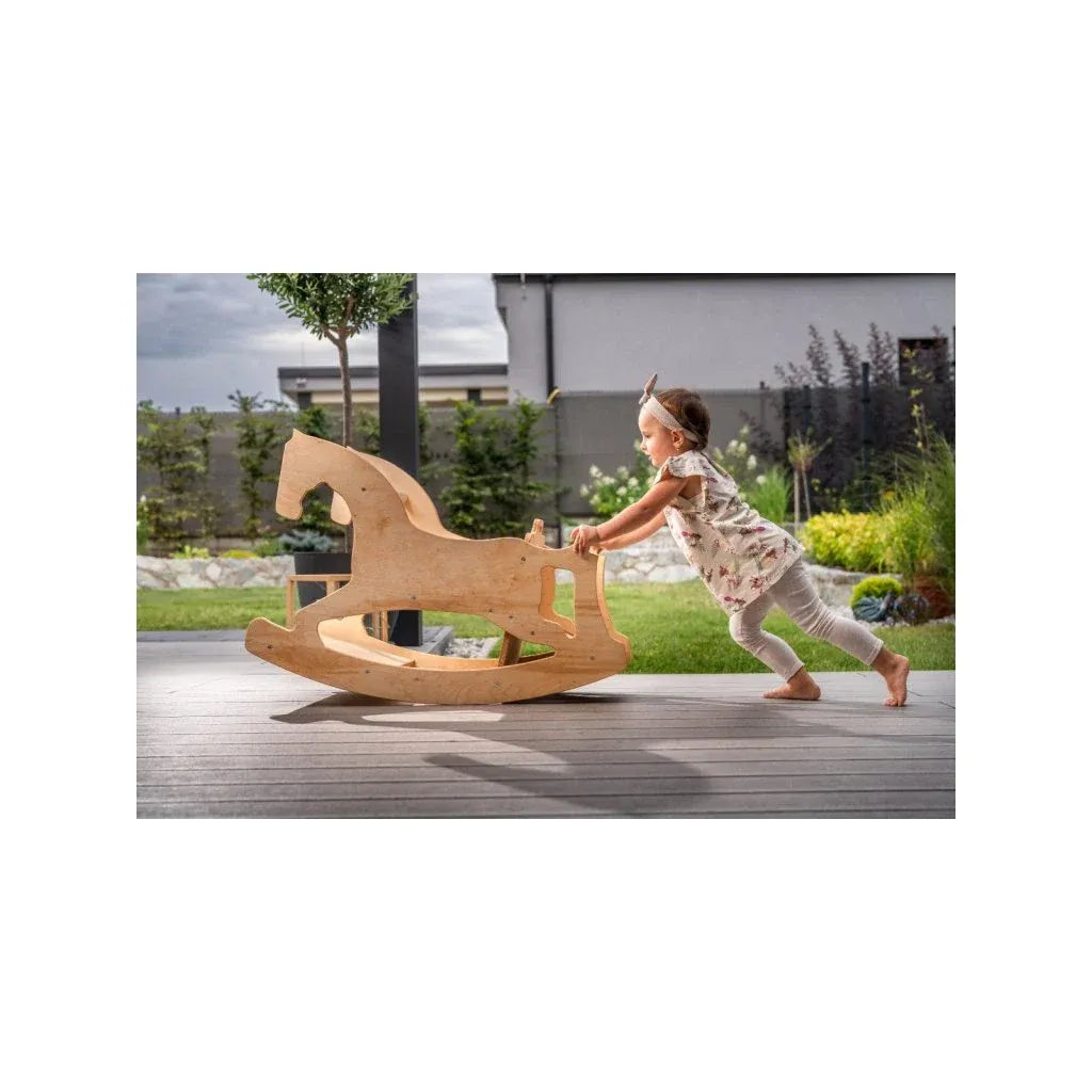 Trio Rocking Horse - High Chair - Creative Table - Horse & Chair Table - Triotoys