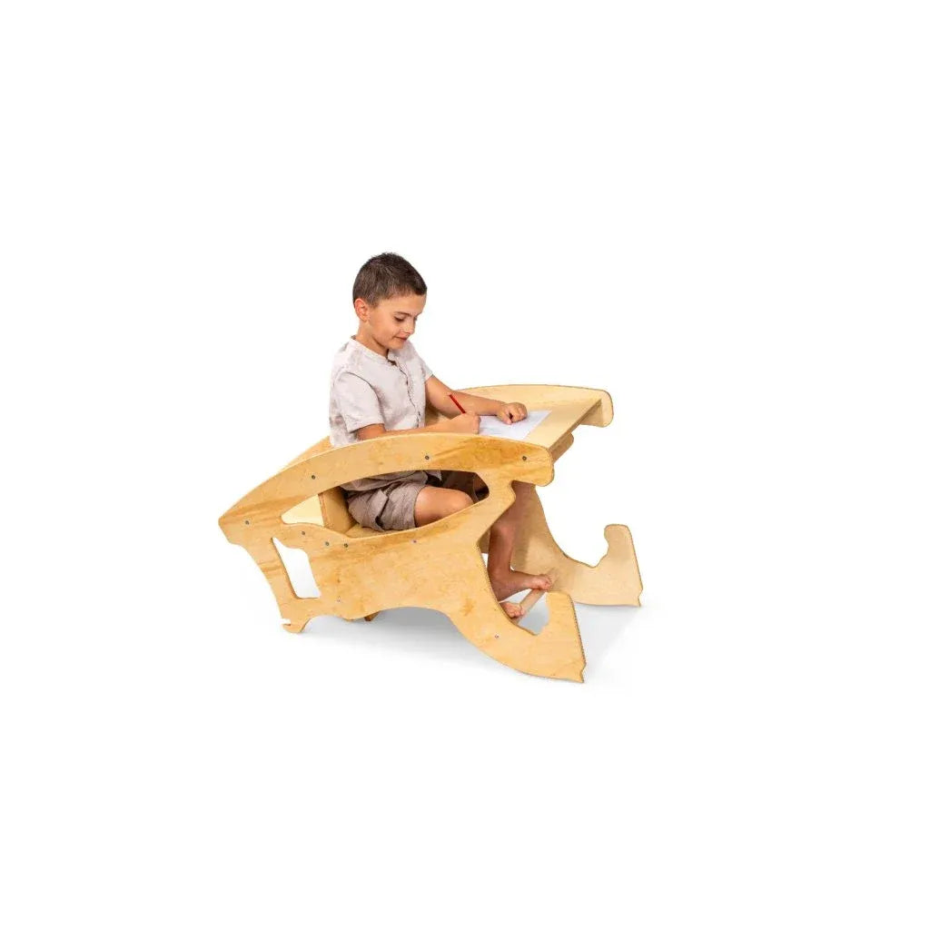Trio Rocking Horse - High Chair - Creative Table - Horse & Chair Table - Triotoys