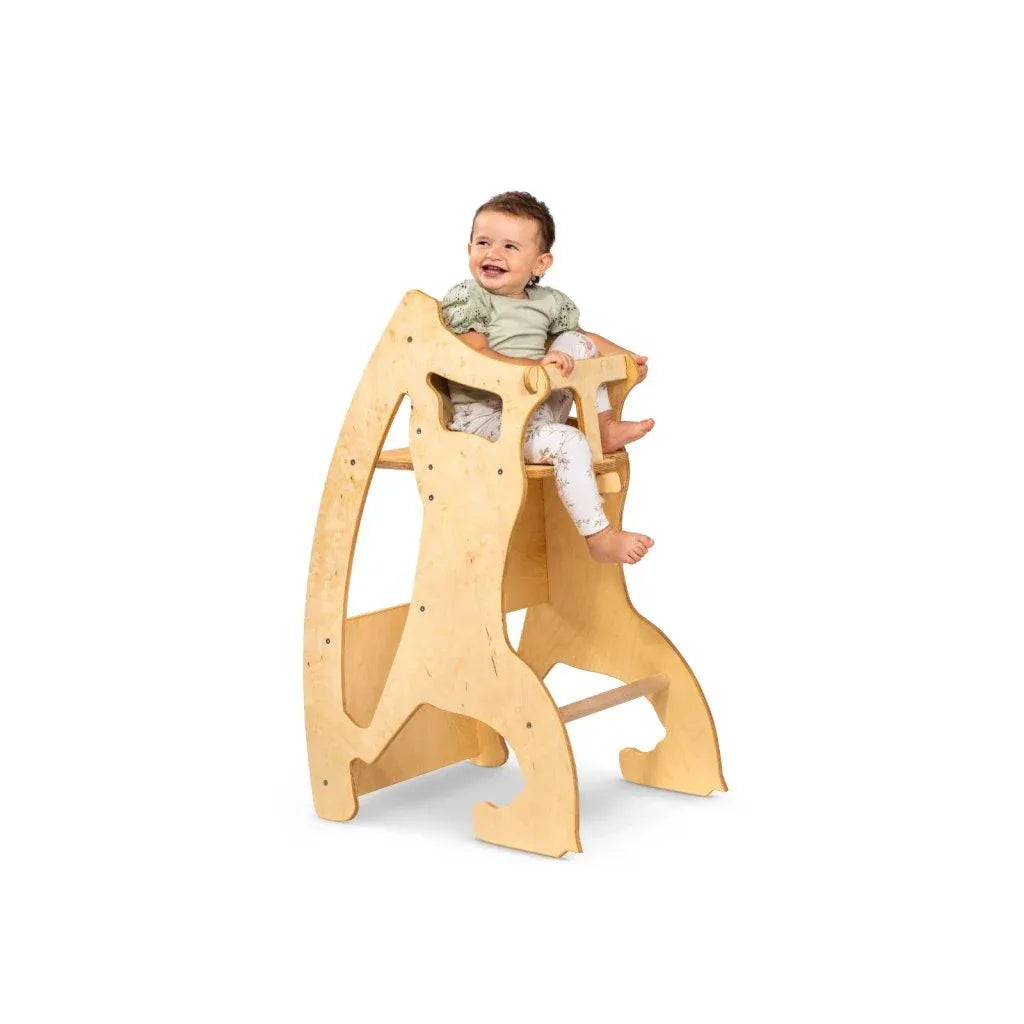 Trio Rocking Horse - High Chair - Creative Table - Horse & Chair Table - Triotoys