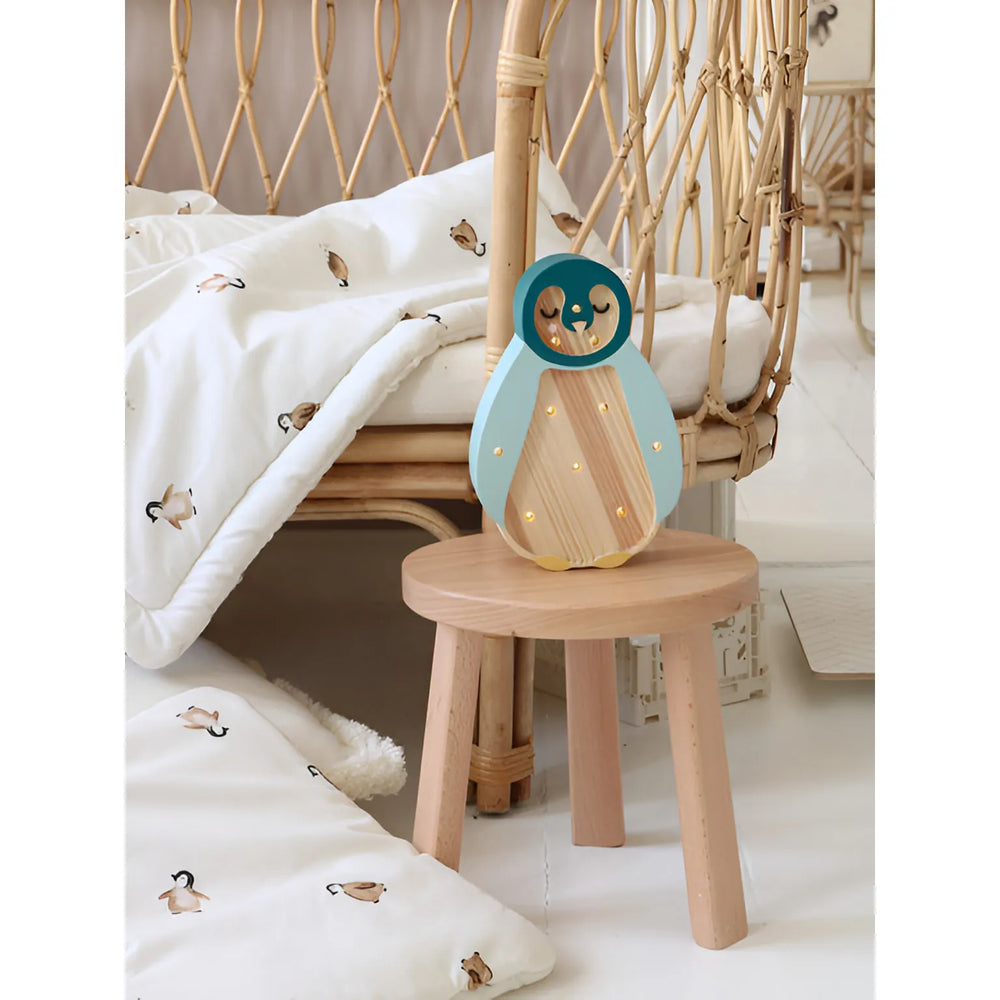 Tučniak Lampa Mini - Drevené Lampy - Little Lights