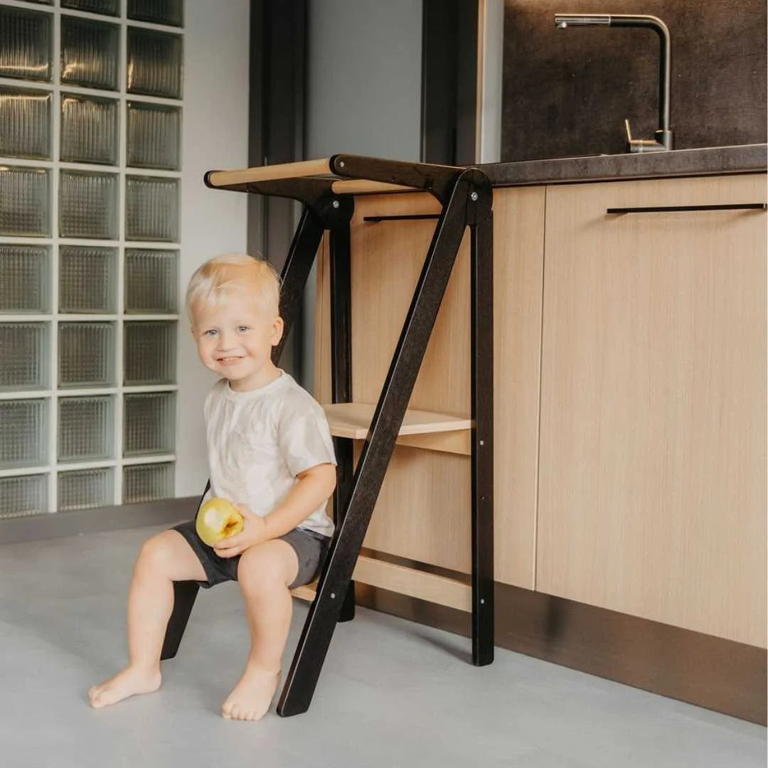 Montessori-oppitorni irrotettavalla kaiteella - Leg&go