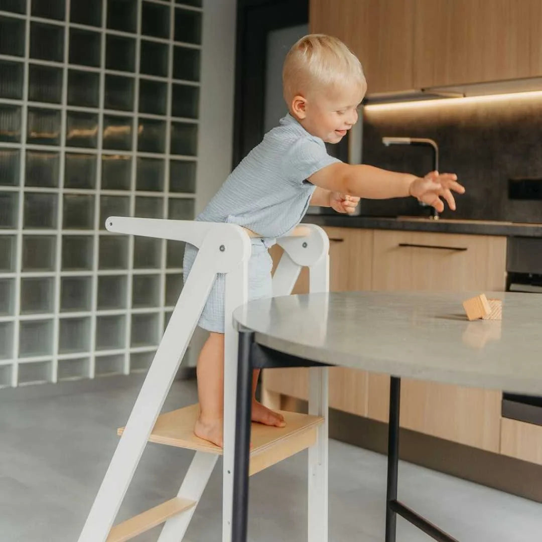 Montessori-oppitorni irrotettavalla kaiteella - Leg&go