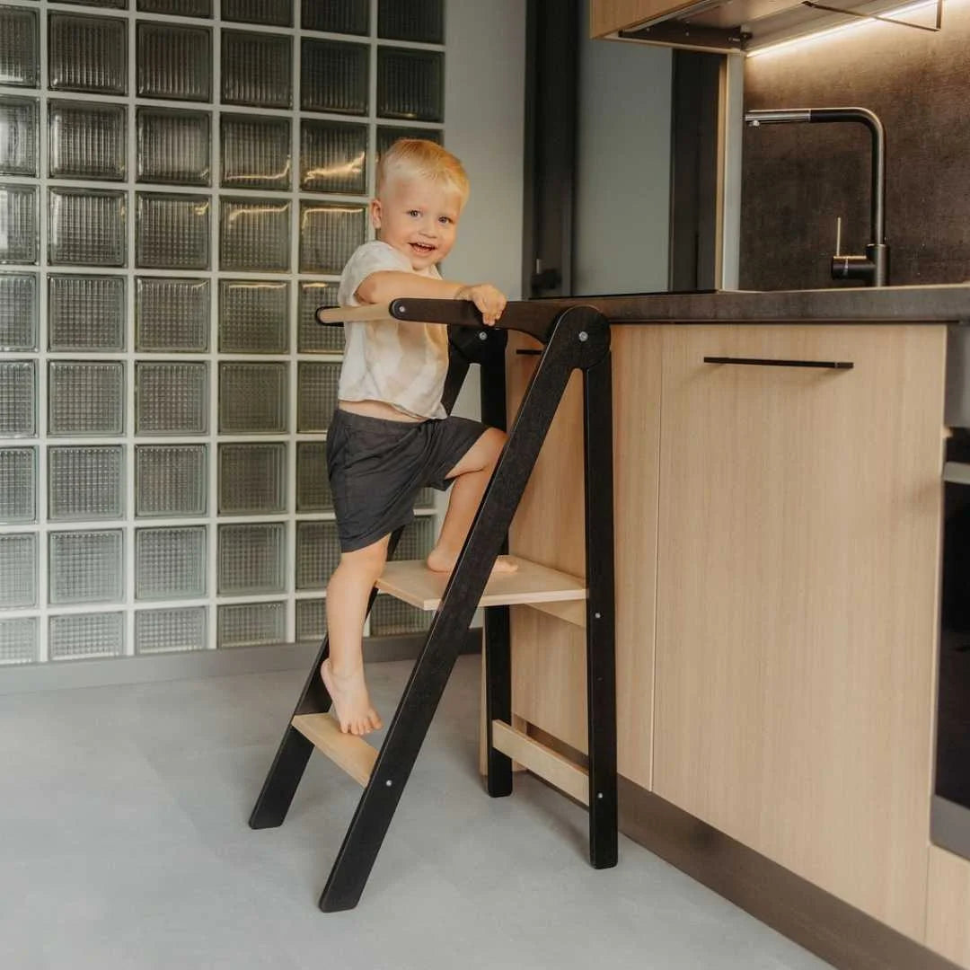Montessori-oppimispalikka irrotettavalla kaiteella - Leg&go