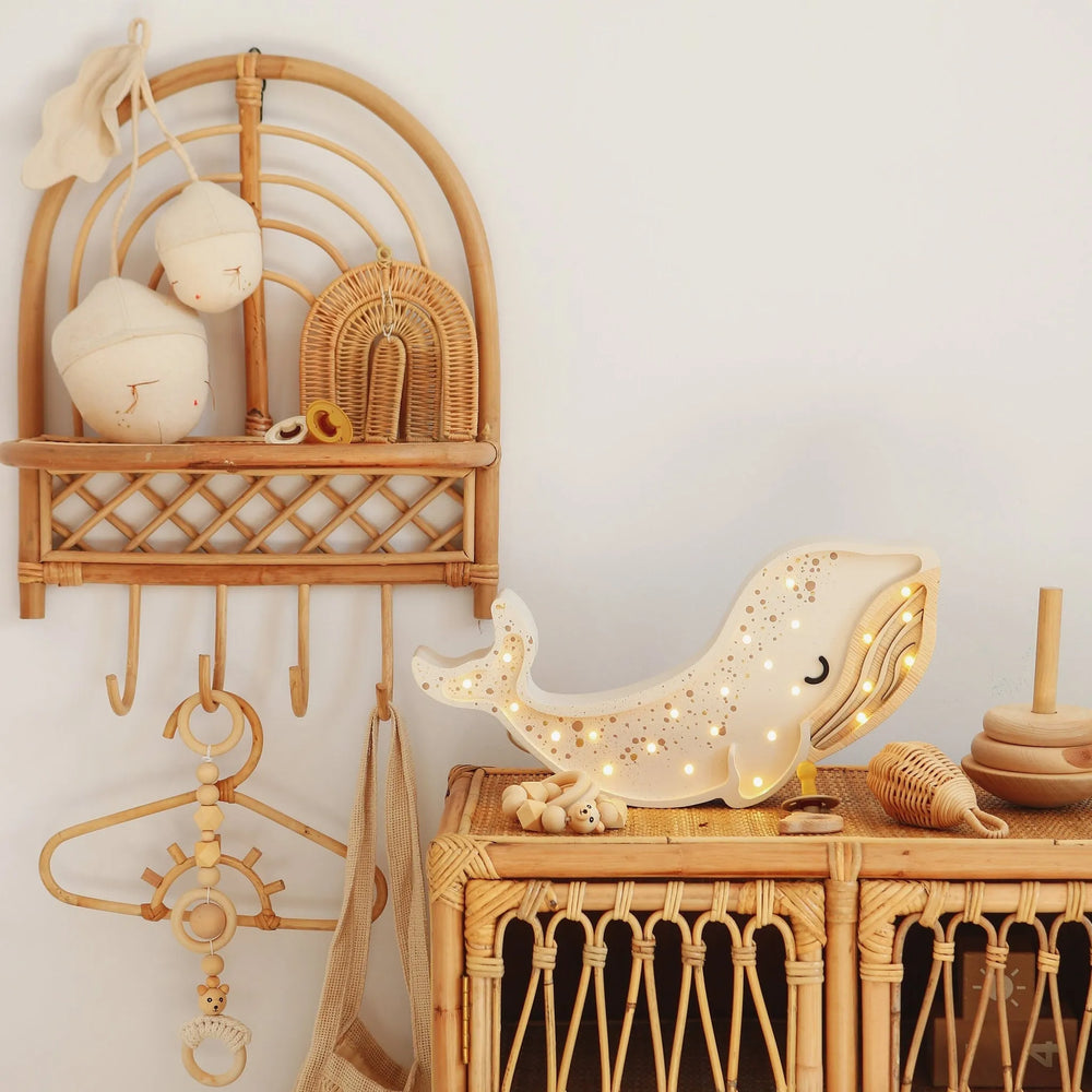 Lámpara de Ballena - Pequeñas Luces - Lámparas de Madera