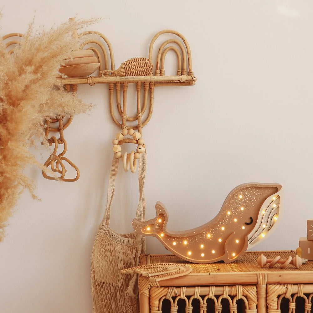 Lámpara de Ballena - Pequeñas Luces - Lámparas de Madera