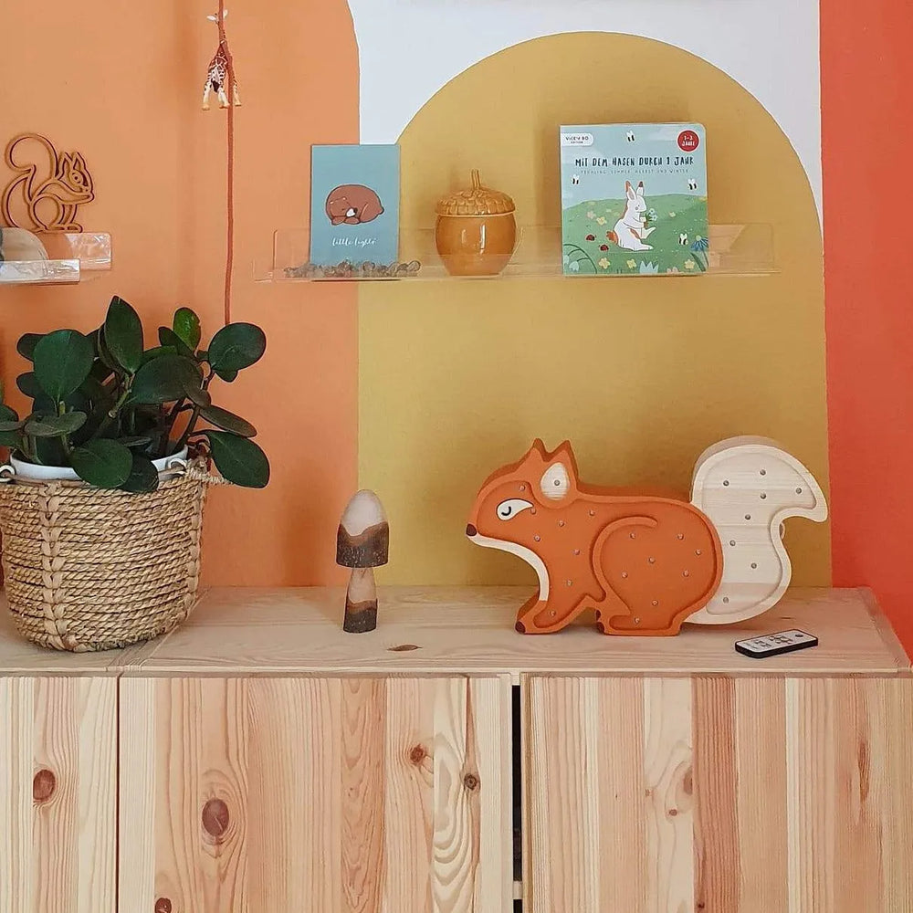 Squirrel Lamp - Little Lights - Wooden Lamps