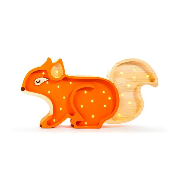 Squirrel Lamp - Little Lights - Wooden Lamps