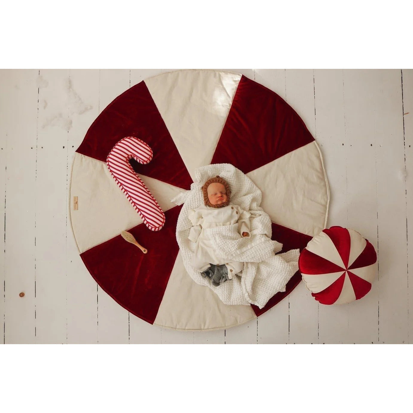 Kerst Ronde Patchwork Mat - Matten - Moi Mili