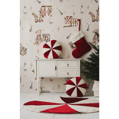 Kerst Ronde Patchwork Mat - Matten - Moi Mili