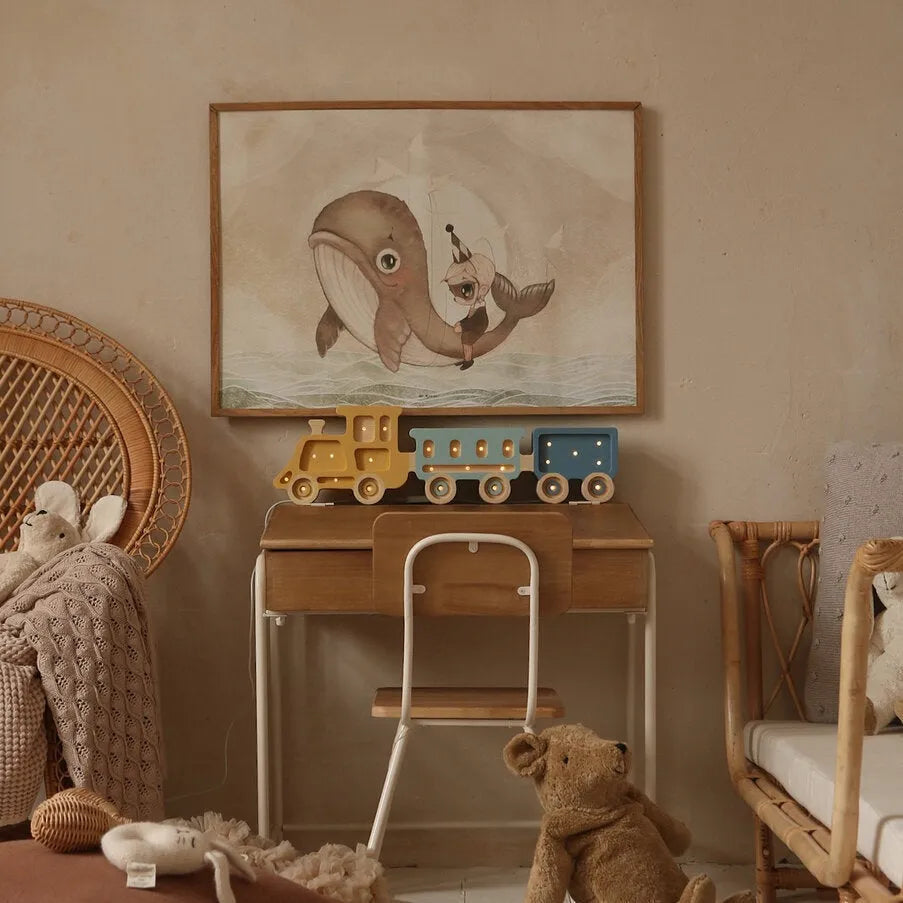 Lampada da treno - Piccole luci - Lampade in legno