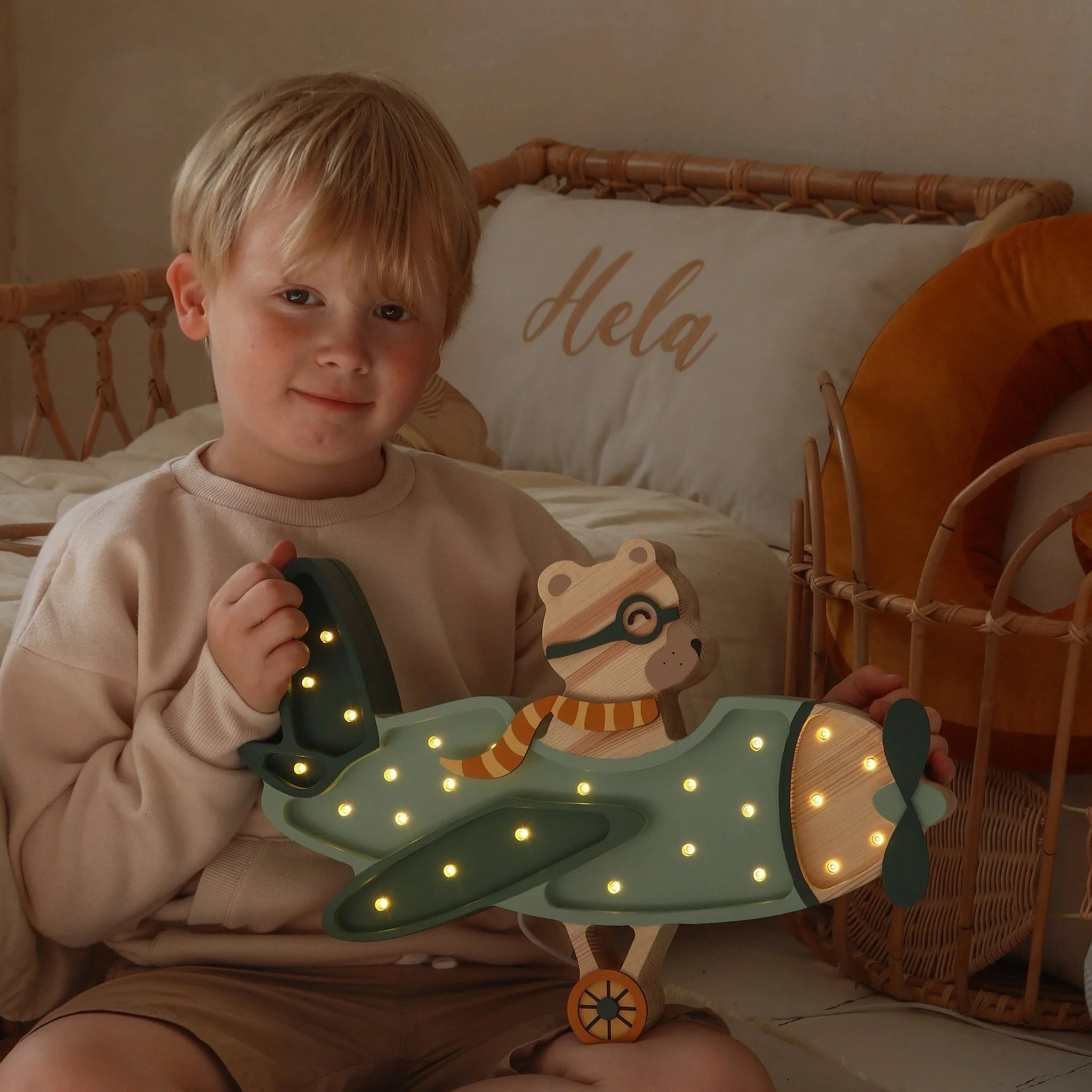 Vrtuľové Lietadlo Lampa - Table Lamps - Little Lights