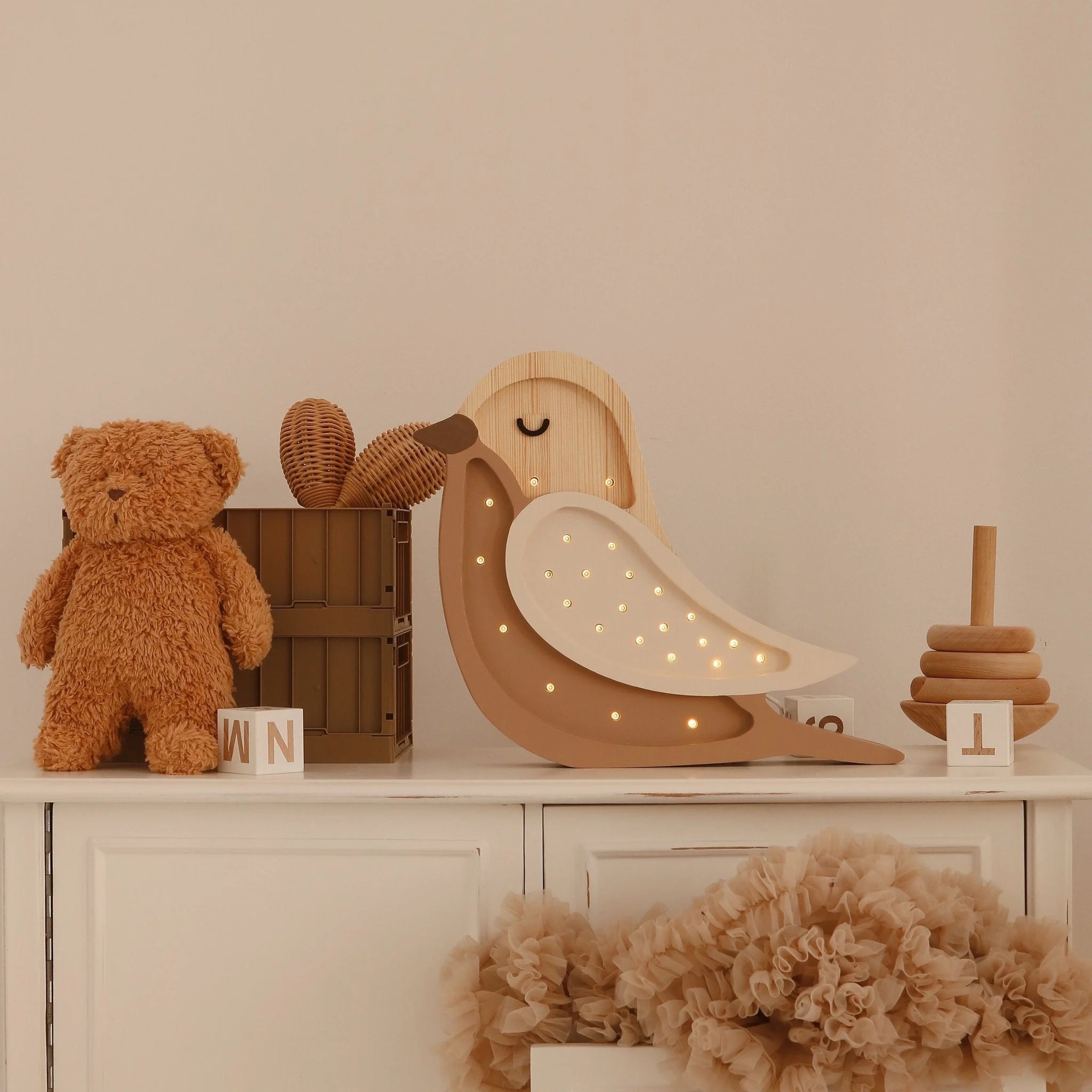Lampe Oiseau - Lampes en bois - Little Lights