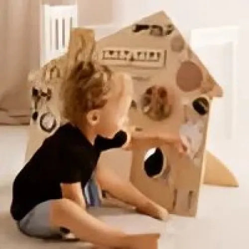 Xl Domček Manipulačná Tabuľa - Foxy Family