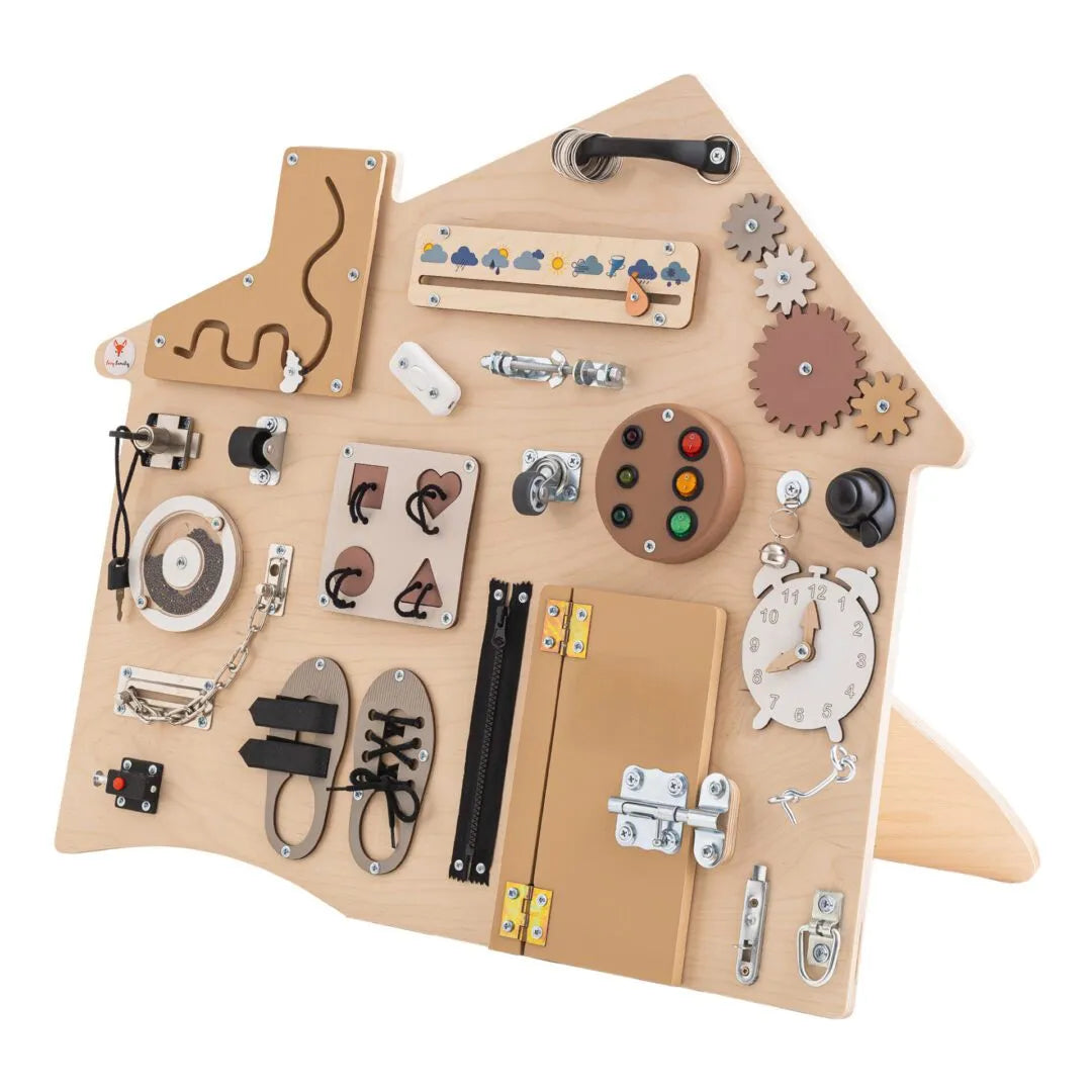 Xl Domček Manipulačná Tabuľa - Foxy Family