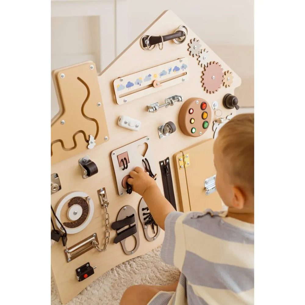 Xl Domček Manipulačná Tabuľa - Foxy Family