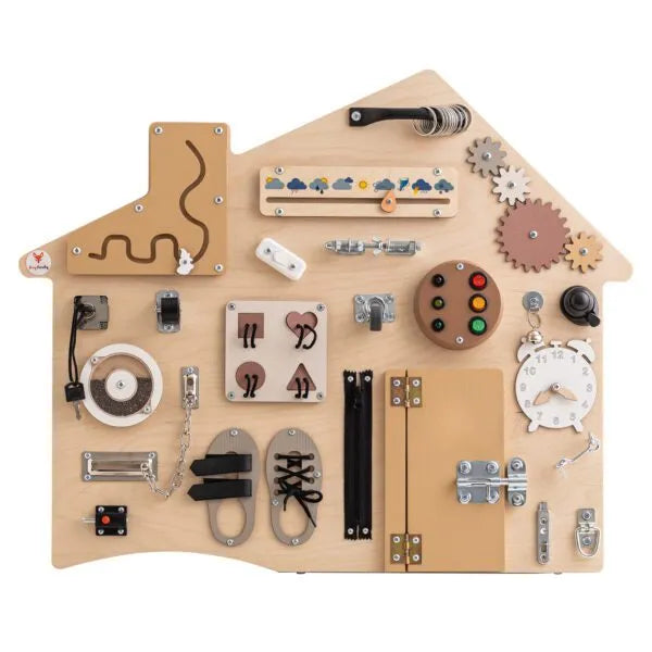 Xl Domček Manipulačná Tabuľa - Foxy Family