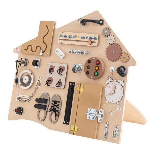 Xl Domček Manipulačná Tabuľa - Foxy Family