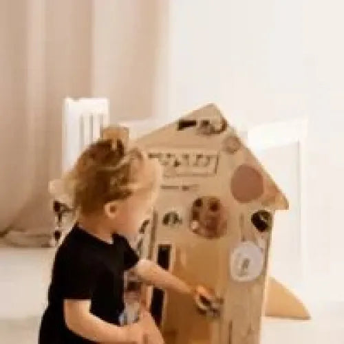 Xl Domček Manipulačná Tabuľa - Foxy Family