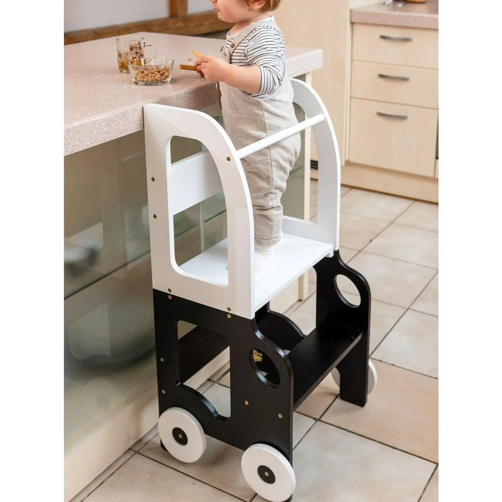 Zábavná Koliesková Učiaca Veža - Auto - Learning Tower - Family-scl