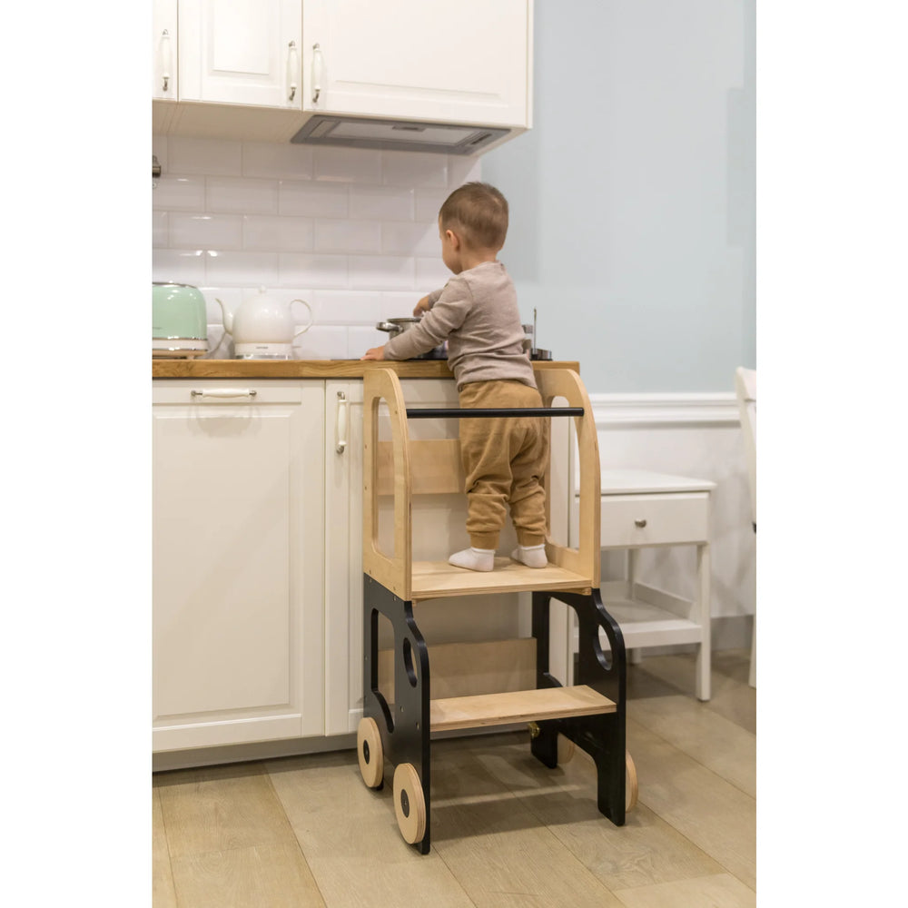 Zábavná Koliesková Učiaca Veža - Auto - Learning Tower - Family-scl