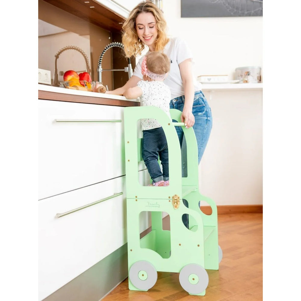 Zábavná Koliesková Učiaca Veža - Auto - Learning Tower - Family-scl