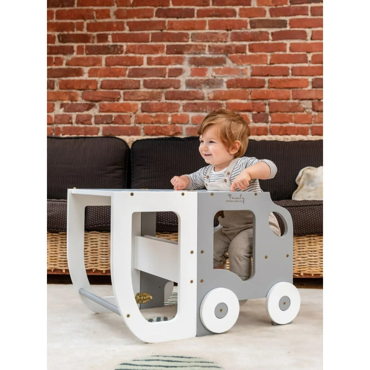 Zábavná Koliesková Učiaca Veža - Auto - Learning Tower - Family-scl