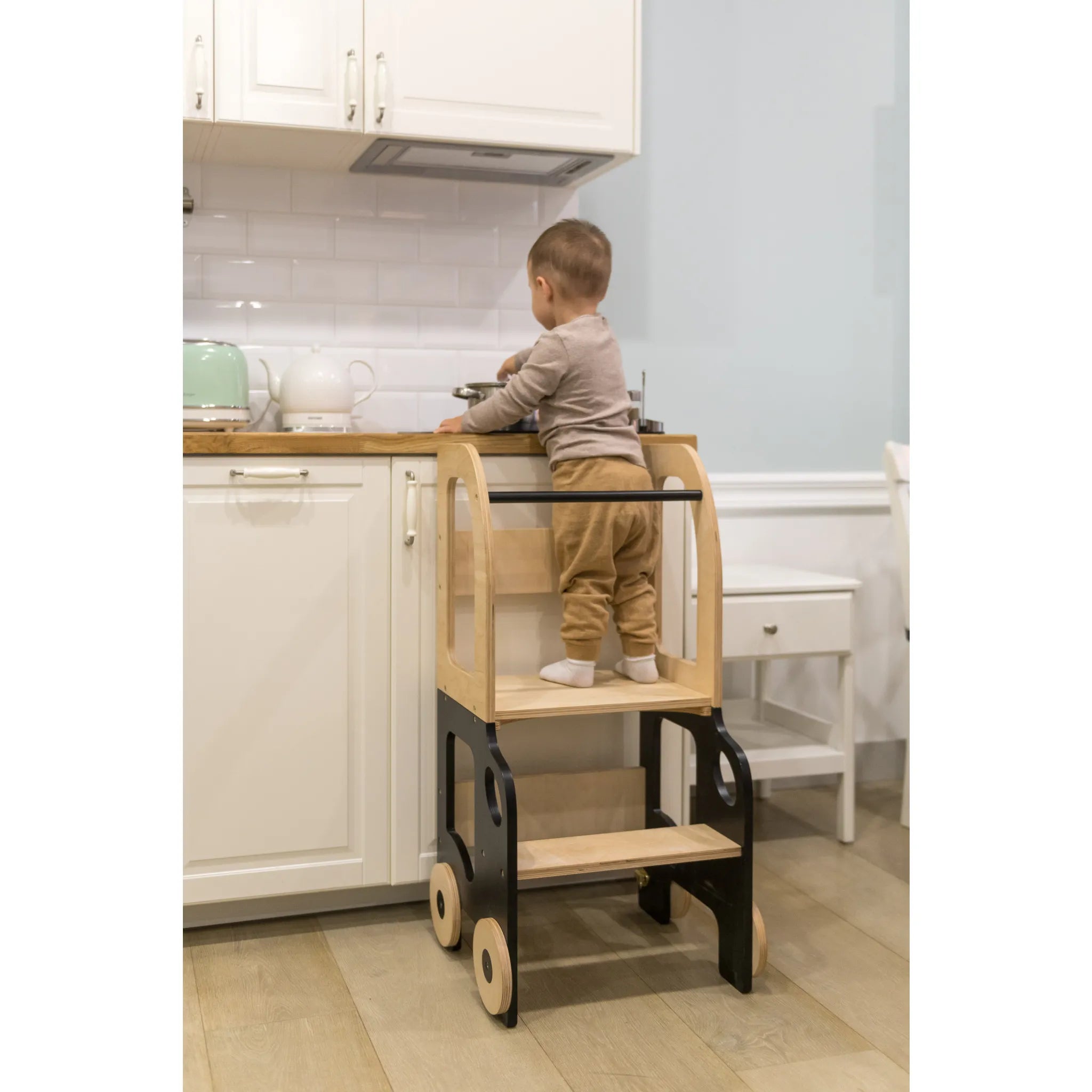 Fun Wheeled Learning Tower - Car - Learning Tower - Family