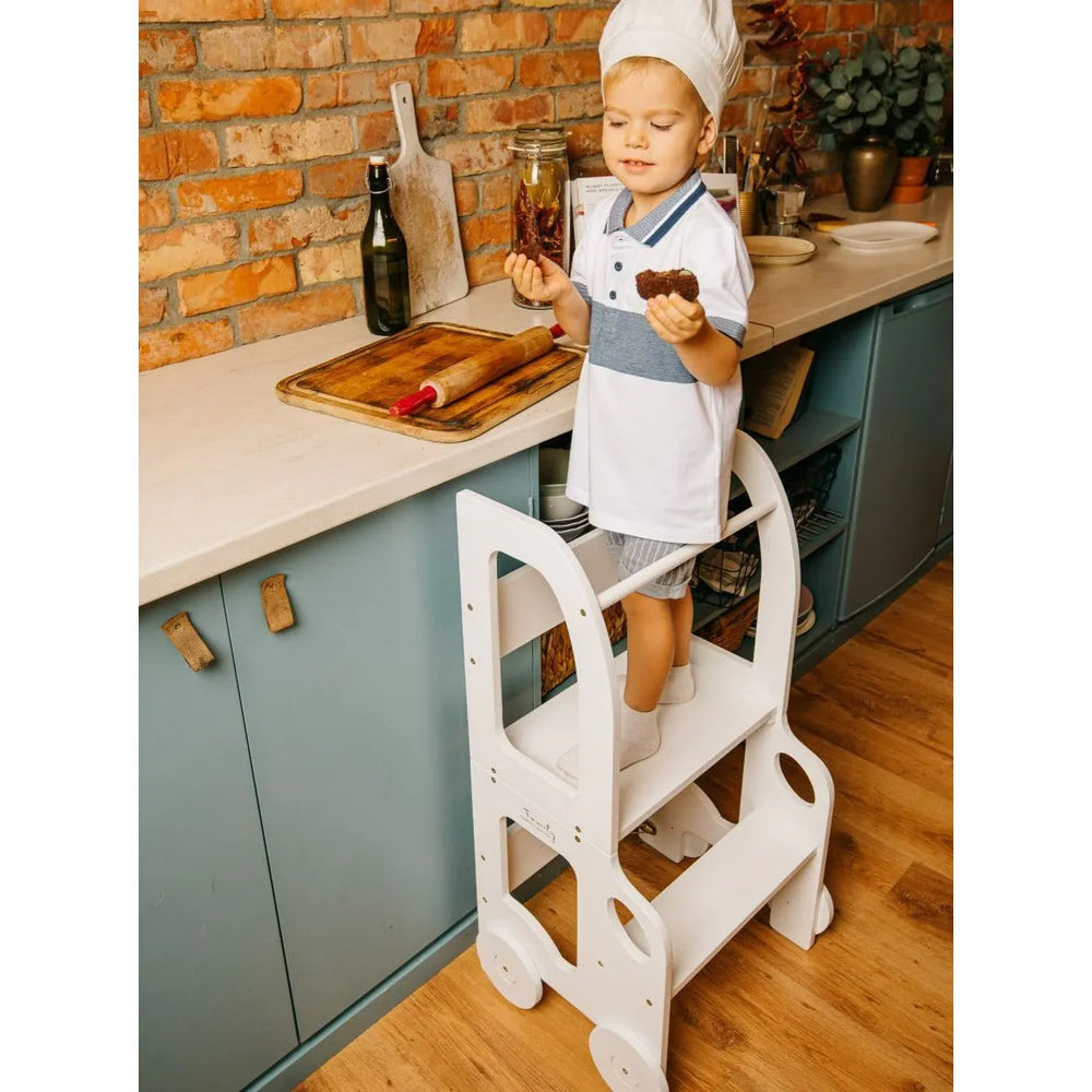 Fun Wheeled Learning Tower - Car - Learning Tower - Family