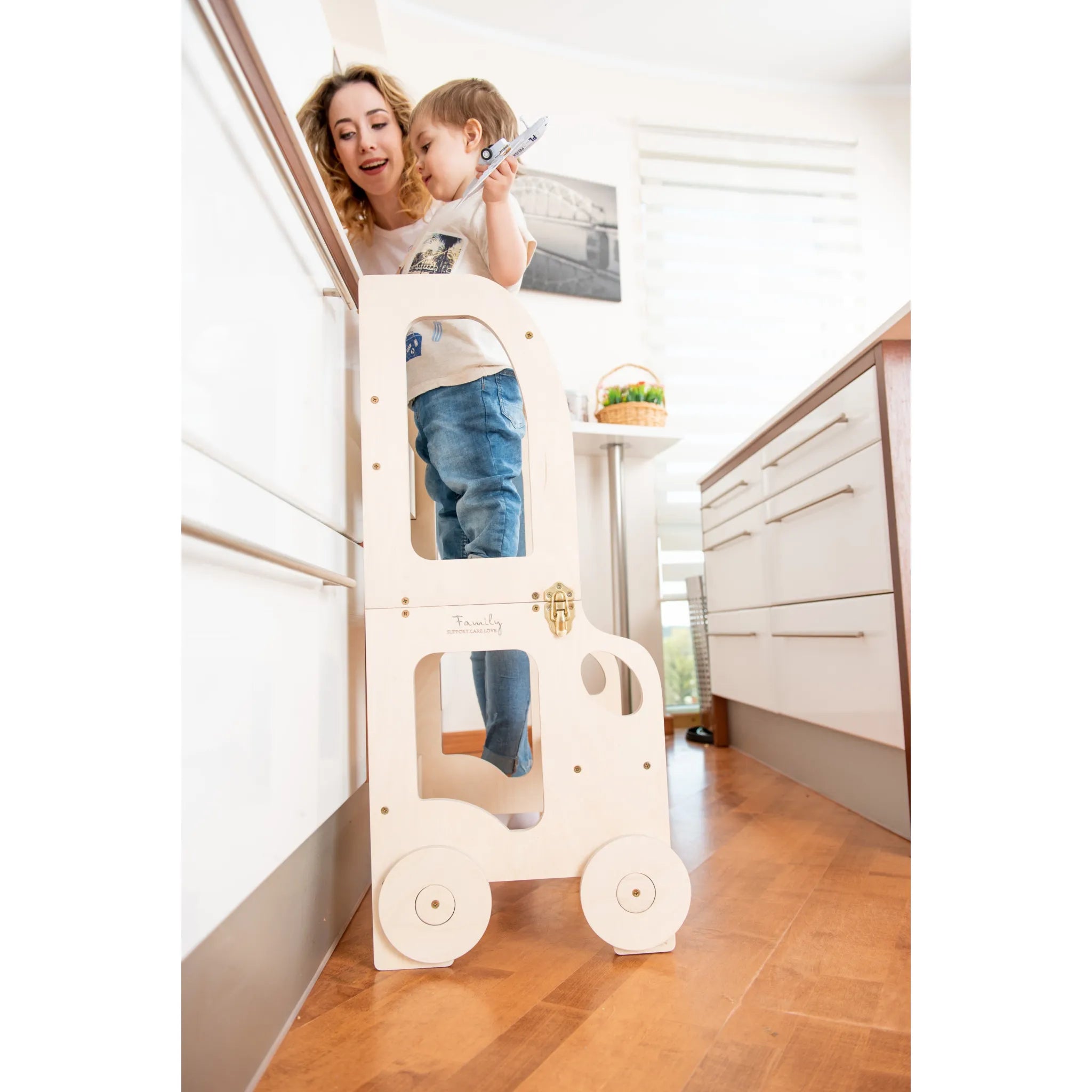 Fun Wheeled Learning Tower - Car - Learning Tower - Family