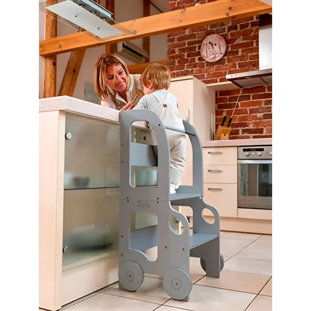 Fun Wheeled Learning Tower - Car - Learning Tower - Family