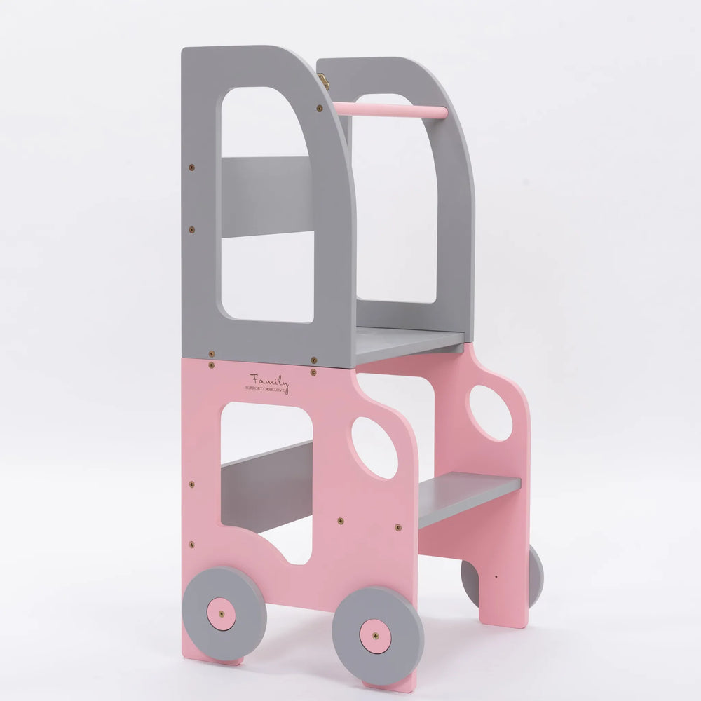Fun Wheeled Learning Tower - Car - Learning Tower - Family