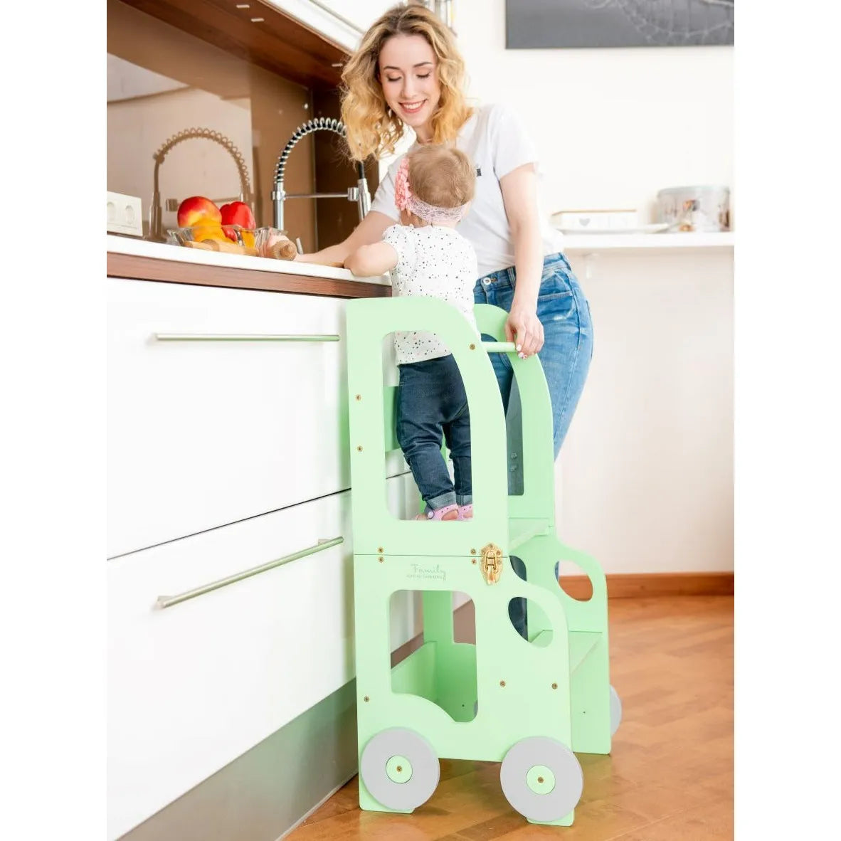 Fun Wheeled Learning Tower - Car - Learning Tower - Family
