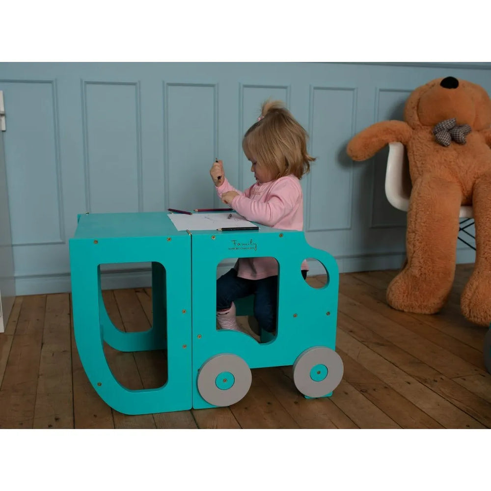 Fun Wheeled Learning Tower - Car - Learning Tower - Family