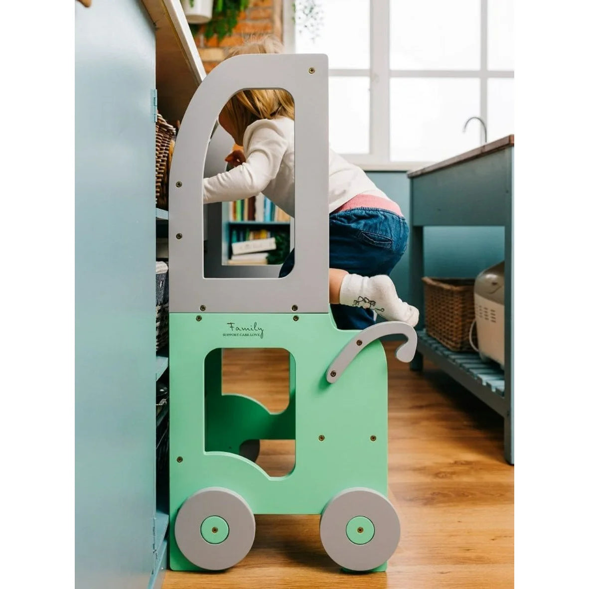 Zábavná Učiaca Veža - Vozík - Learning Tower - Family-scl