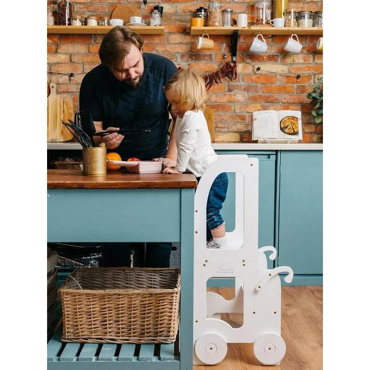 Zábavná Učiaca Veža - Vozík - Learning Tower - Family-scl