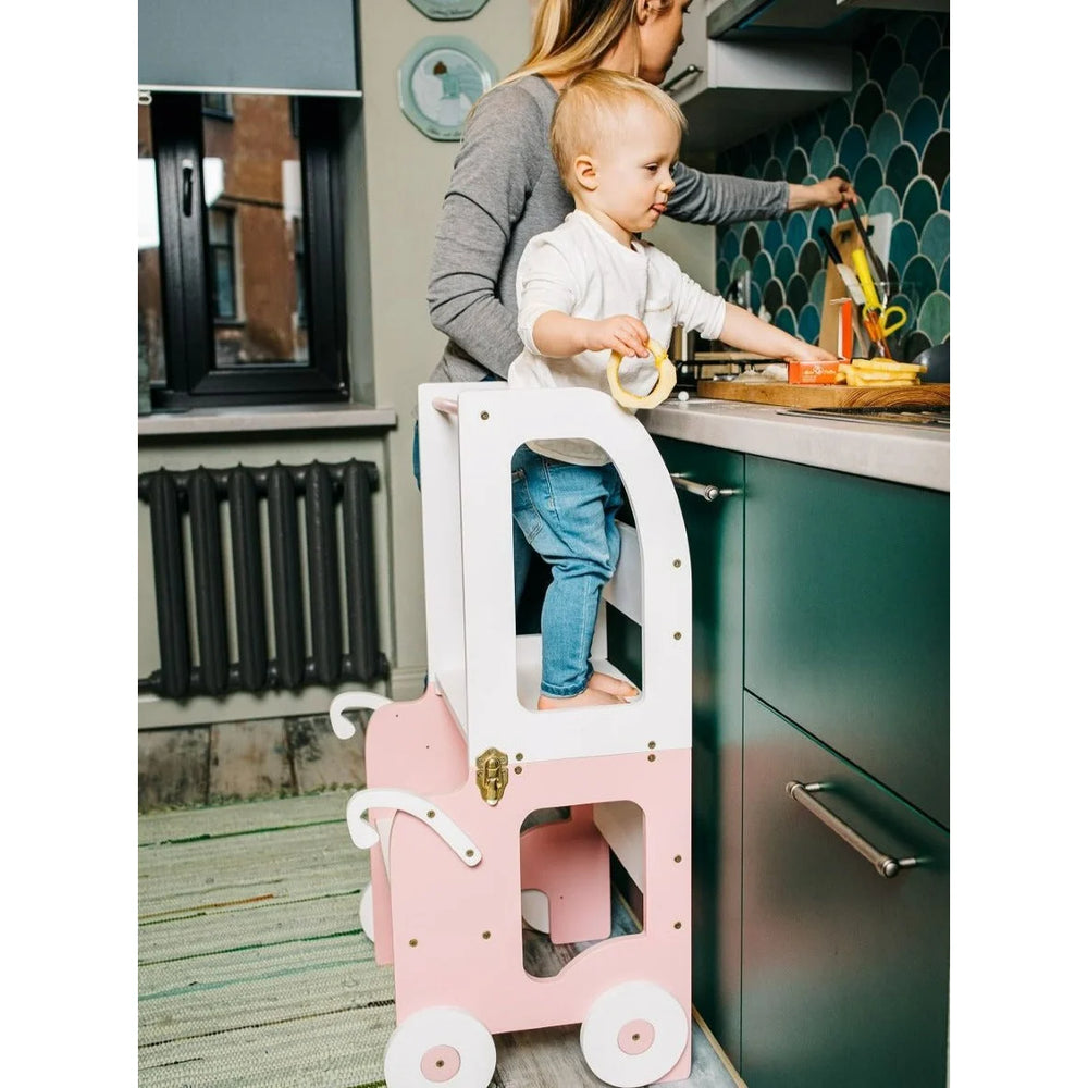 Zábavná Učiaca Veža - Vozík - Learning Tower - Family-scl