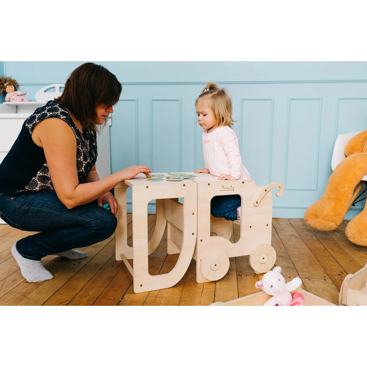 Zábavná Učiaca Veža - Vozík - Learning Tower - Family-scl