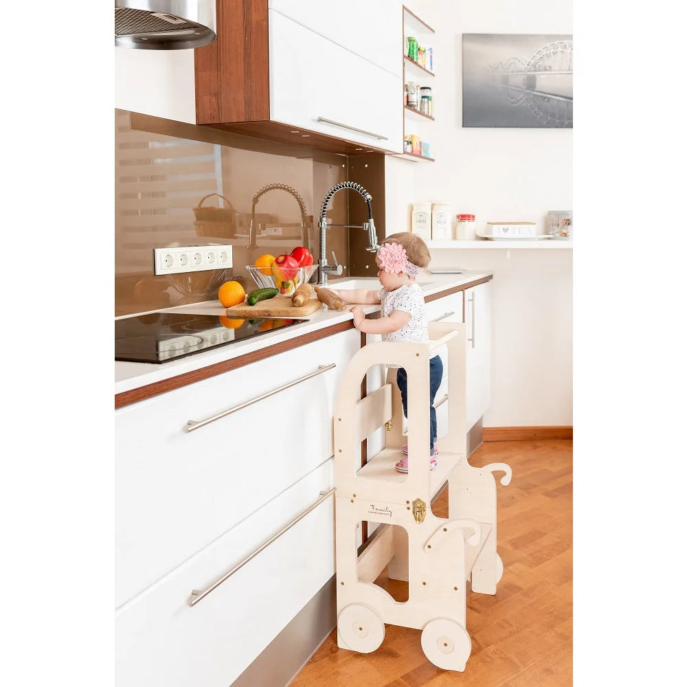 Zábavná Učiaca Veža - Vozík - Learning Tower - Family-scl