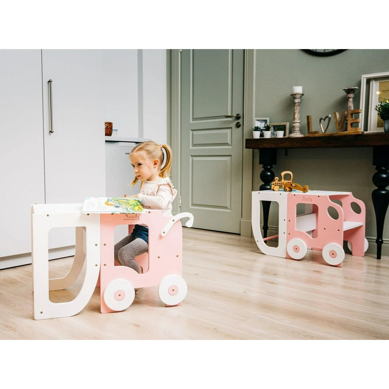 Zábavná Učiaca Veža - Vozík - Learning Tower - Family-scl