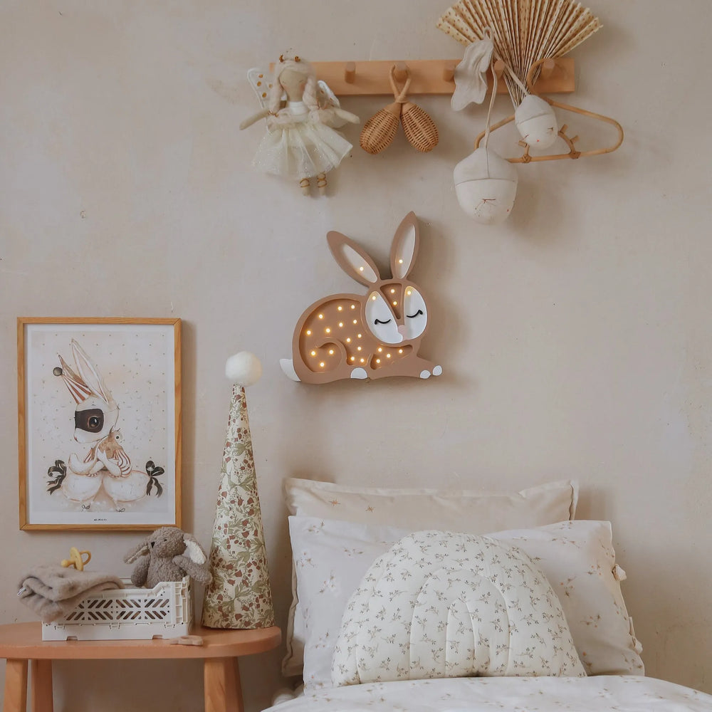 Zajačik Lampa - Drevené Lampy - Little Lights