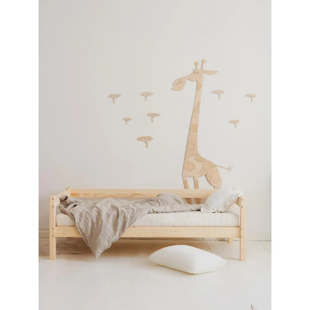 Giraffe - Wanddekoration aus Holz im Safari-Stil m Größe - 175cmx70cm - Wand - Jetzt zuschneiden