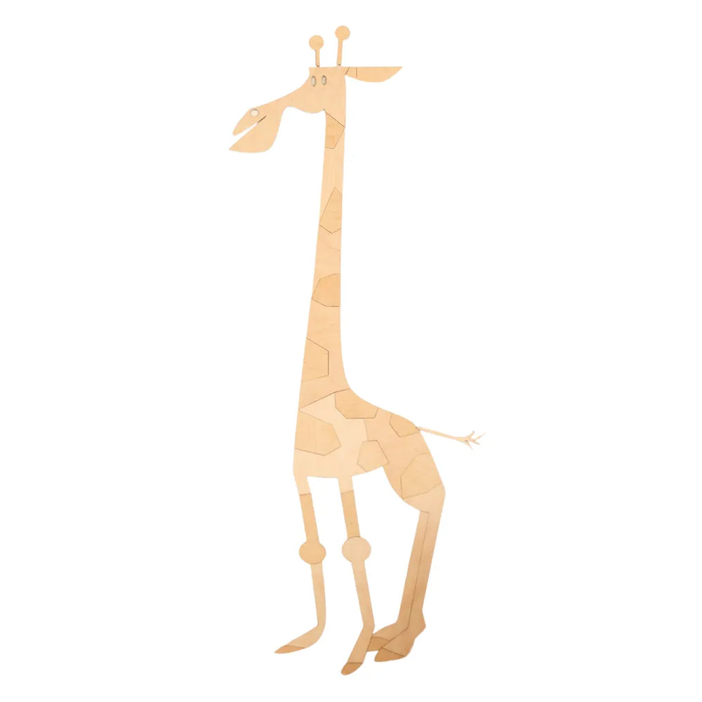 Giraffe - Wanddekoration aus Holz im Safari-Stil m Größe - 175cmx70cm - Wand - Jetzt zuschneiden