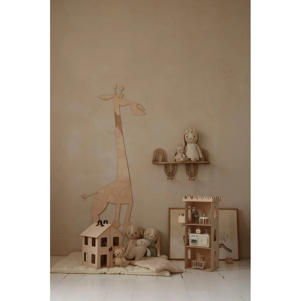 Giraffe - Wanddekoration aus Holz im Safari-Stil m Größe - 175cmx70cm - Wand - Jetzt zuschneiden