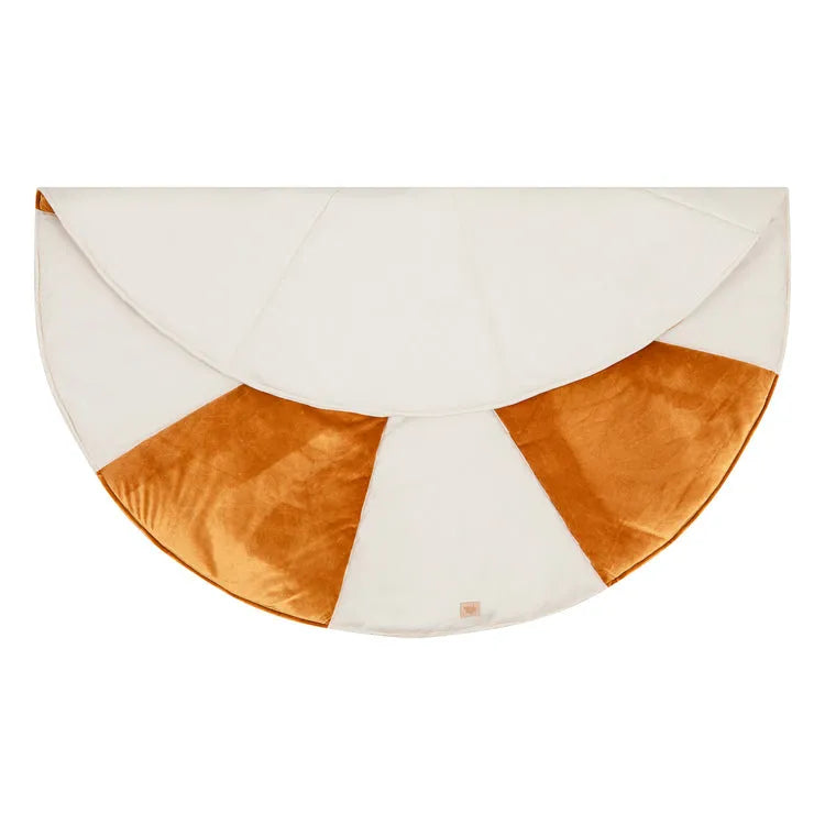 Gold Candy Christmas Round Patchwork Mat - Moi Mili - Mats