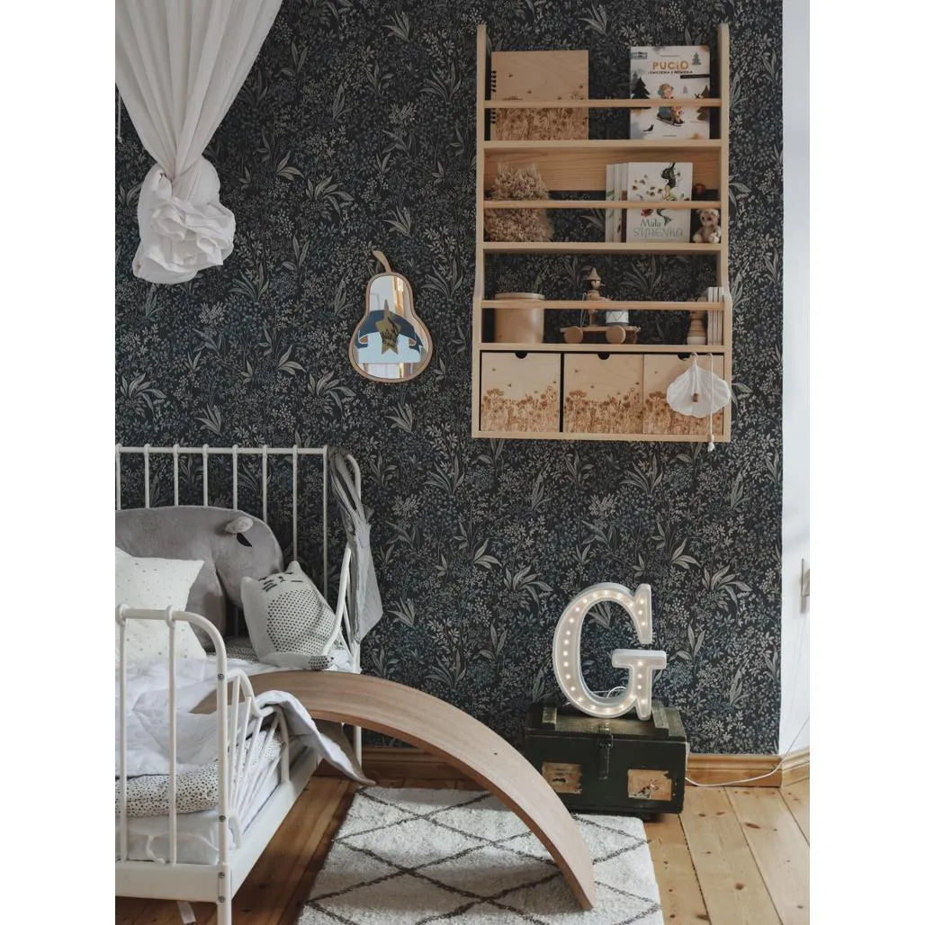 Pear Shaped Mirror - Safe Acrylic and Wooden Mirror Suitable for Kids - 23cmx35cm - Wall Decoration - Cut It