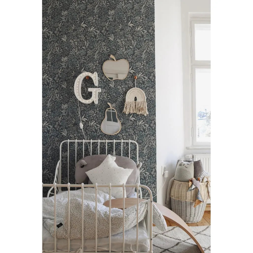 Pear Shaped Mirror - Safe Acrylic and Wooden Mirror Suitable for Kids - 23cmx35cm - Wall Decoration - Cut It