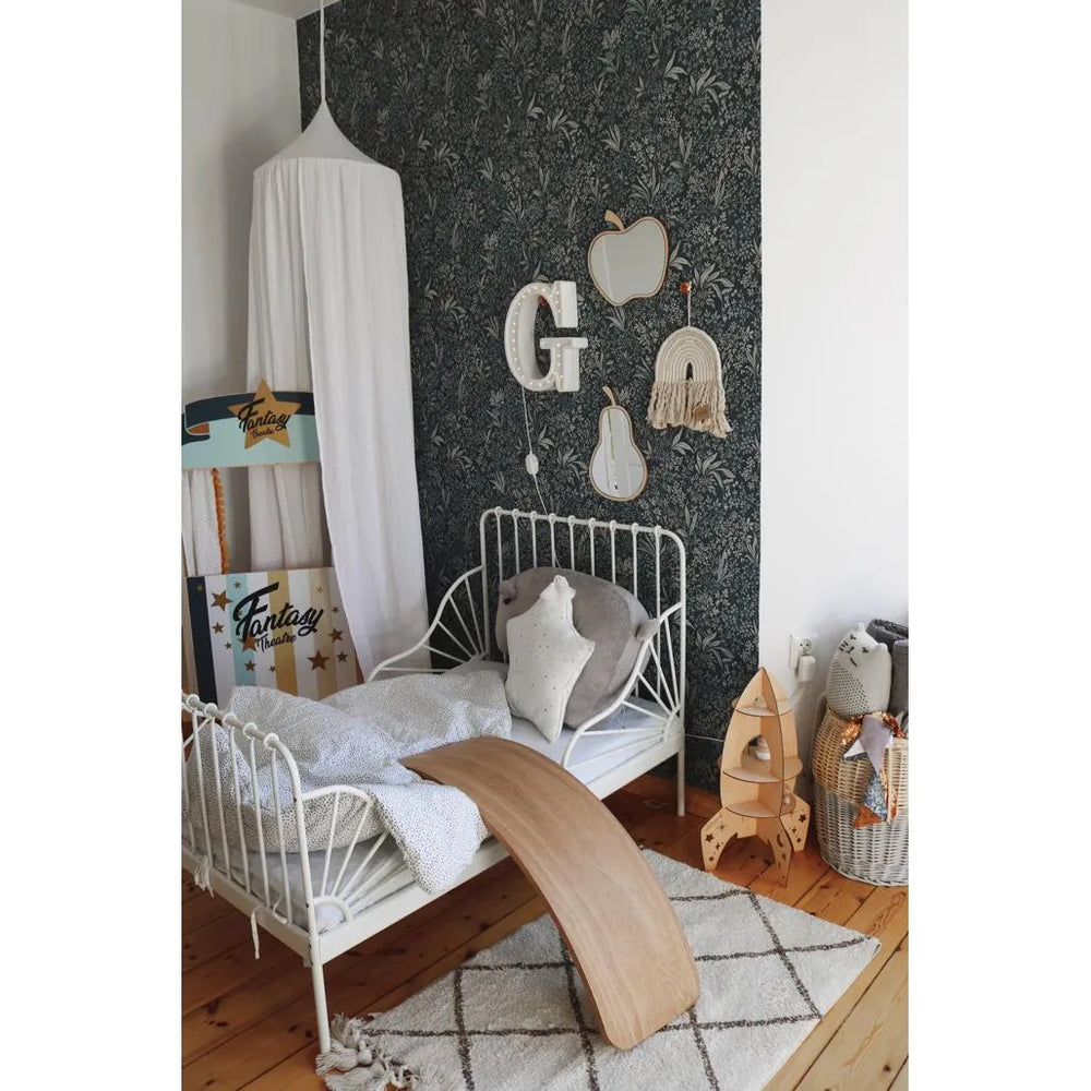 Pear Shaped Mirror - Safe Acrylic and Wooden Mirror Suitable for Kids - 23cmx35cm - Wall Decoration - Cut It