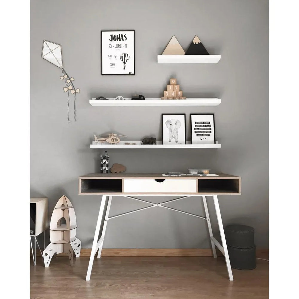 Kite Mirror - Safe Acrylic and Wooden Mirror for Kids - 32cmx21cm - Wall Decoration - Cut It Now